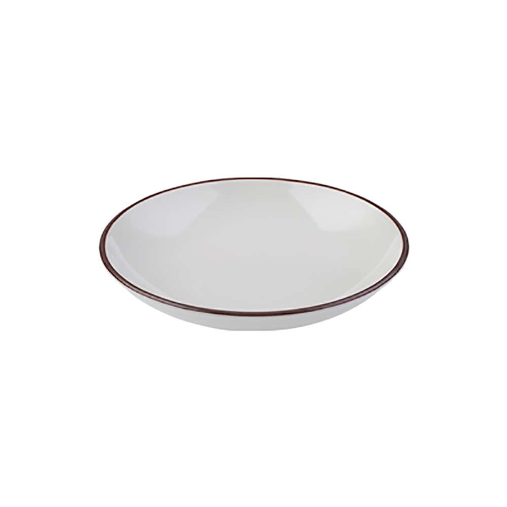Тарілка глибока ID Fine Modest Brown 770 мл 22 см 18001-121122