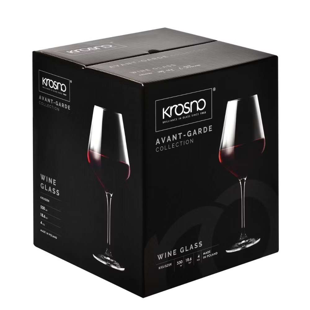 Бокал для красного вина Krosno Avant garde 490 / 550 мл 5900345909677 - Фото 2