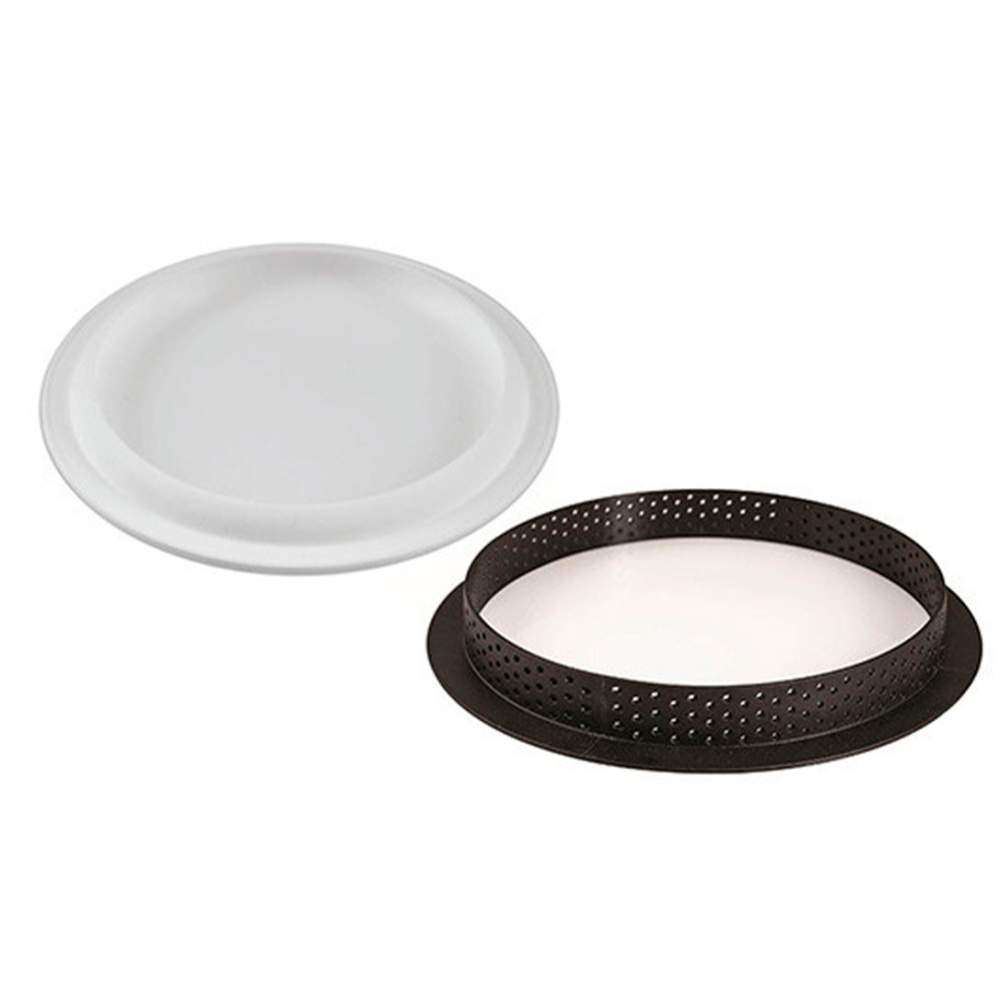 Набор форм для тартов ROUND d 19 cм Silikomart KIT TARTE RING ROUND D190 MM - Фото 1