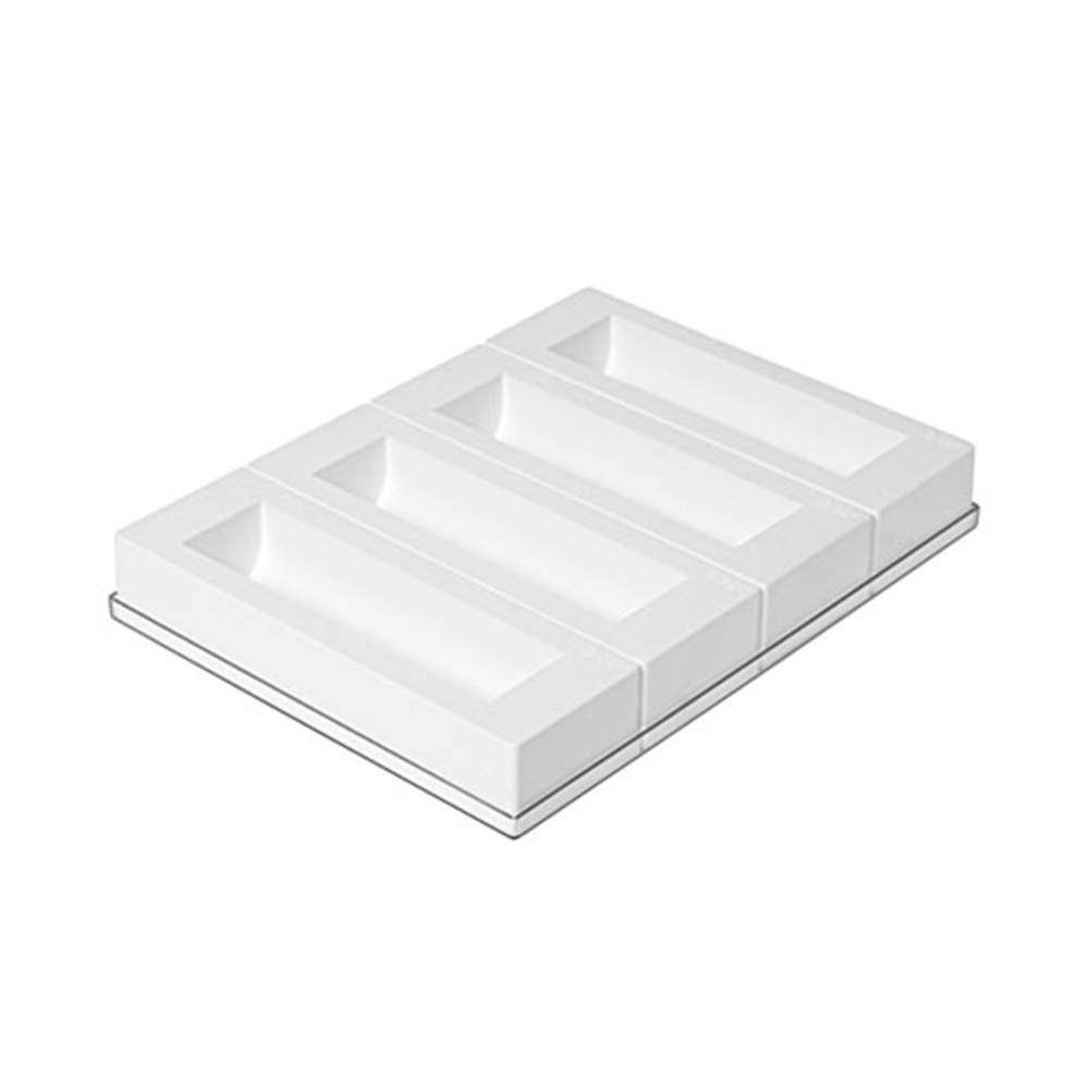 Набор силиконовых форм для десертов 4шт INSERT BUCHE 565 мл Silikomart INSERT BUCHE/4 - Фото 1
