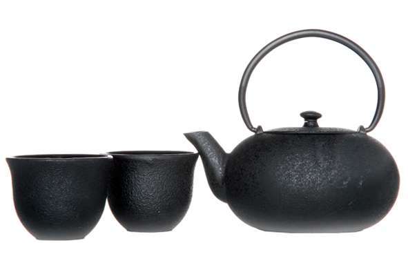 Чайник для заварювання і 2 чашки Cosy&Trendy Teapot 550 мл/150 мл (чорний) - 5984060