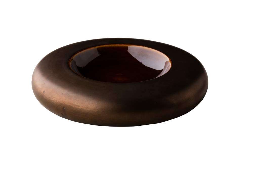 Салатник для презентаций Studio Raw Donut d22Xh5 см 165 мл metallic gold RD18425 - Фото 1