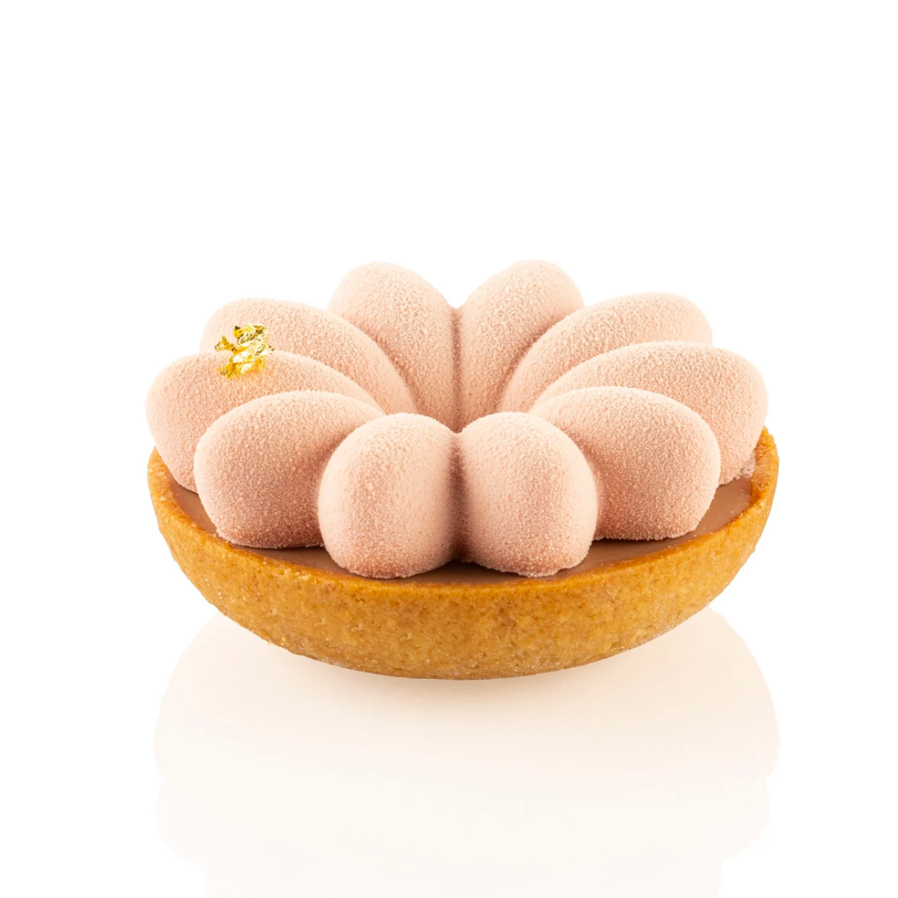 Набор форм для тартов KIT 3D TARTE RING BLOOM Silikomart KIT 3D TARTE RING BLOOM Ø80 MM - Фото 1